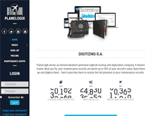 Tablet Screenshot of planelogix.com